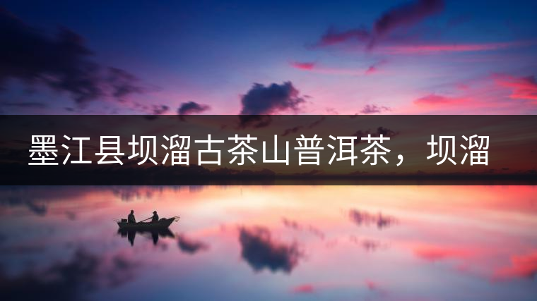 墨江縣壩溜古茶山普洱茶，壩溜古樹茶口感特點(diǎn)