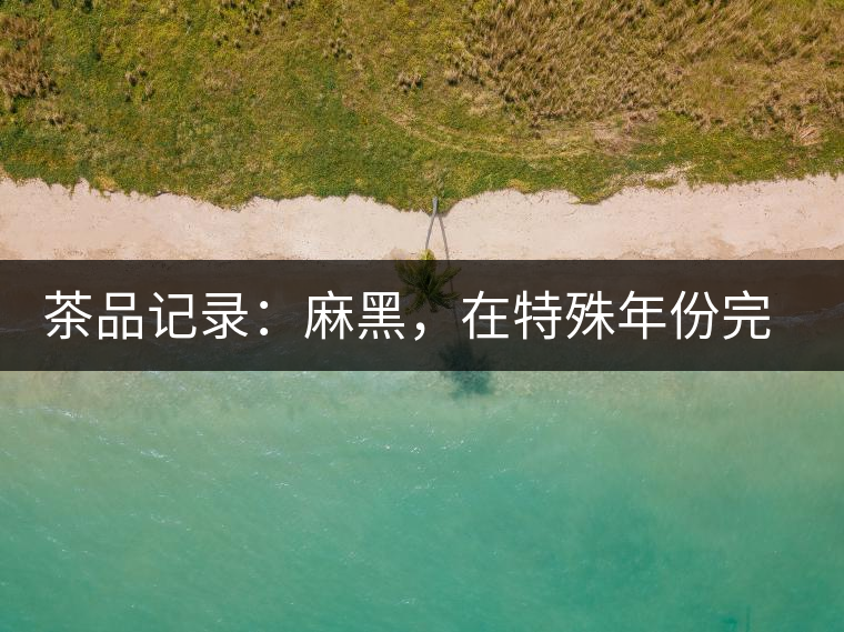 茶品記錄：麻黑，在特殊年份完成的心愿