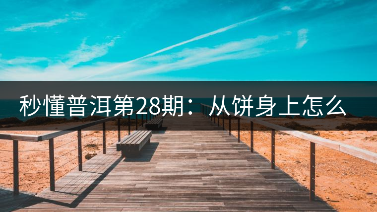 秒懂普洱第28期：從餅身上怎么辨識干倉與濕倉 普洱茶？