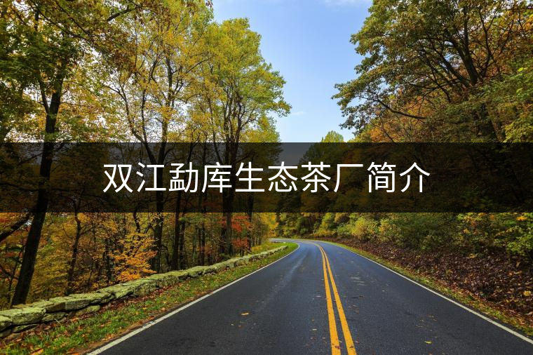 雙江勐庫生態(tài)茶廠簡介