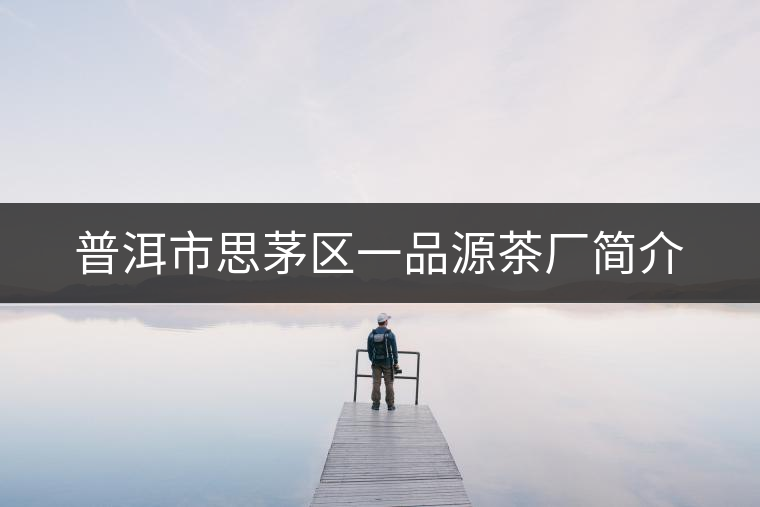 普洱市思茅區(qū)一品源茶廠簡(jiǎn)介