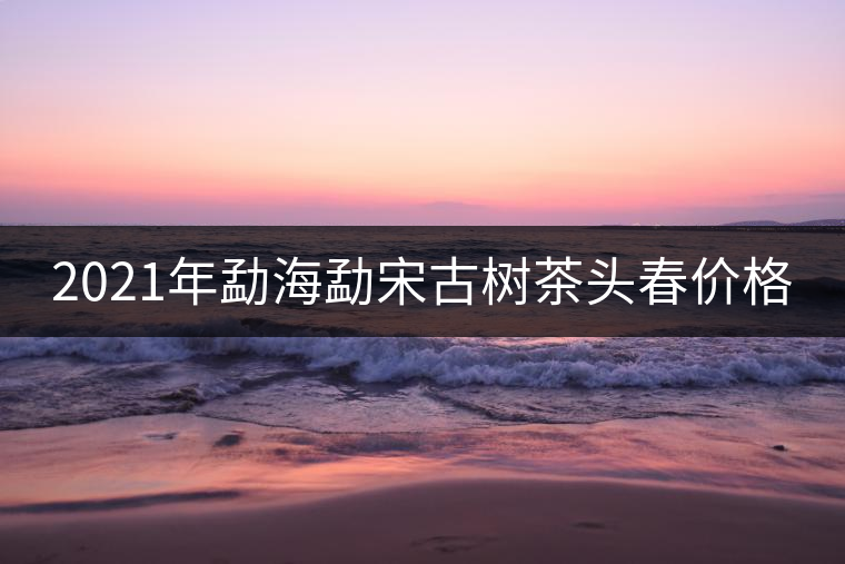 2021年勐海勐宋古樹茶頭春價(jià)格