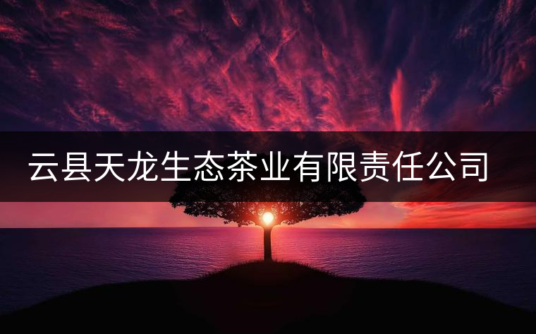 云縣天龍生態(tài)茶業(yè)有限責(zé)任公司簡(jiǎn)介