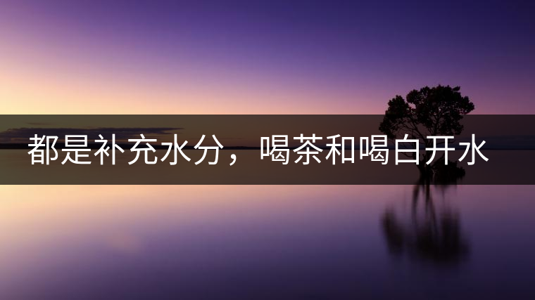 都是補(bǔ)充水分，喝茶和喝白開水有什么區(qū)別？