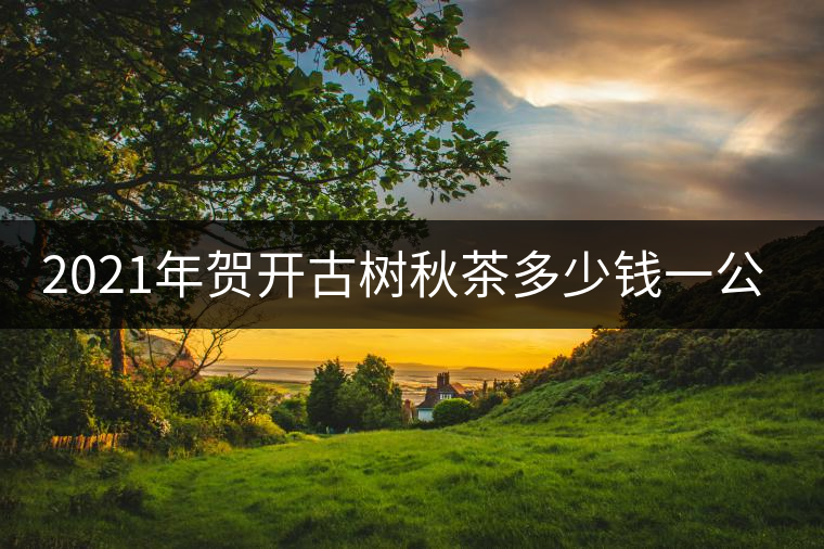 2021年賀開(kāi)古樹(shù)秋茶多少錢一公斤？