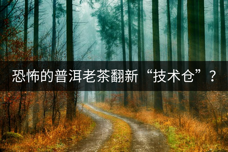 恐怖的普洱老茶翻新“技術(shù)倉”？