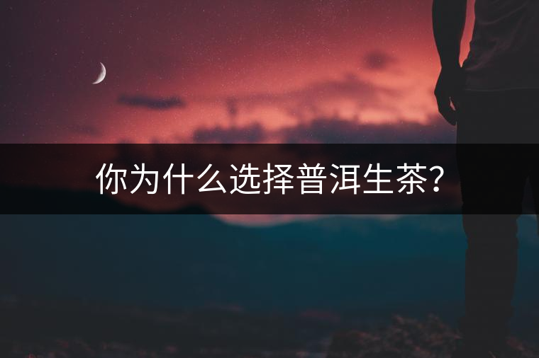 你為什么選擇普洱生茶？