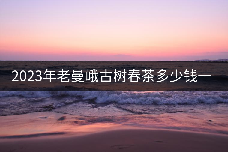 2023年老曼峨古樹春茶多少錢一公斤？