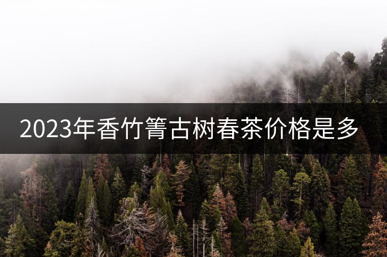2023年香竹箐古樹(shù)春茶價(jià)格是多少？