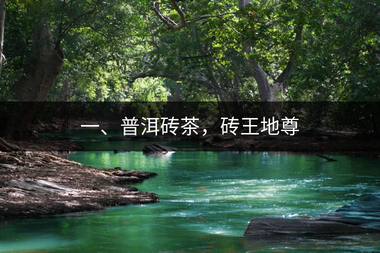 一、普洱磚茶，磚王地尊