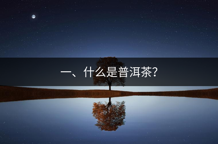 一、什么是普洱茶？