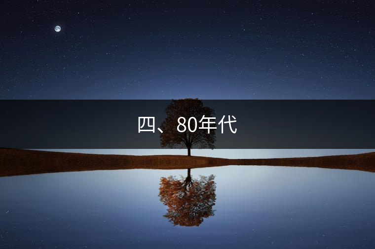 四、80年代