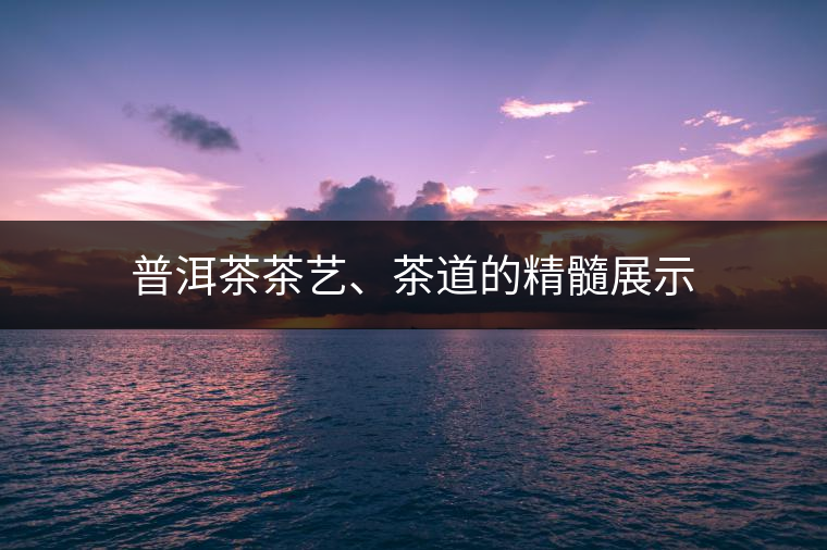 普洱茶茶藝、茶道的精髓展示