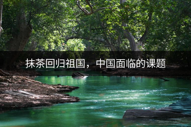 抹茶回歸祖國(guó)，中國(guó)面臨的課題